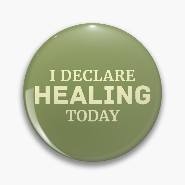 Item preview, I Declare Healing Today Faith Art designed and sold by StillTrustingCo.