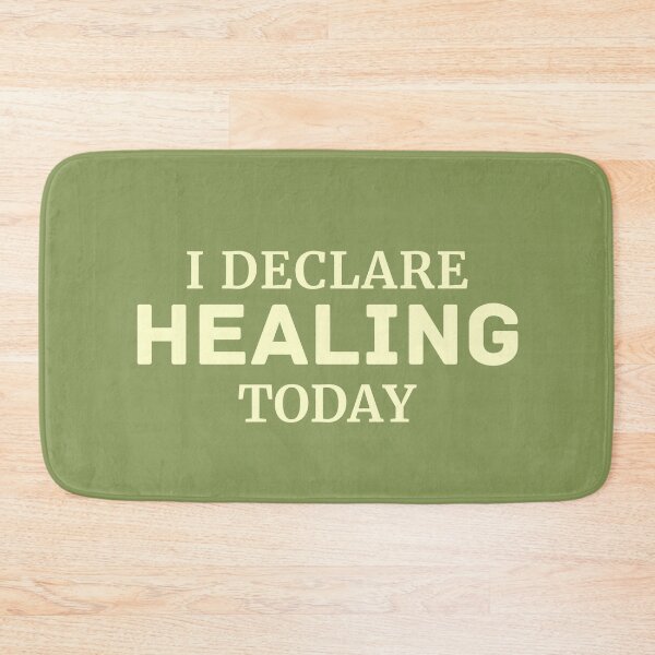 Item preview, I Declare Healing Today Faith Art designed and sold by StillTrustingCo.
