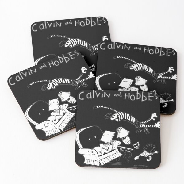 Item preview, Calvin And Hobbes Tiger Pounce Attack Funny Comic  designed and sold by ElnabiL66.