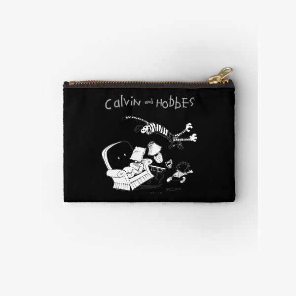 Item preview, Calvin And Hobbes Tiger Pounce Attack Funny Comic  designed and sold by ElnabiL66.