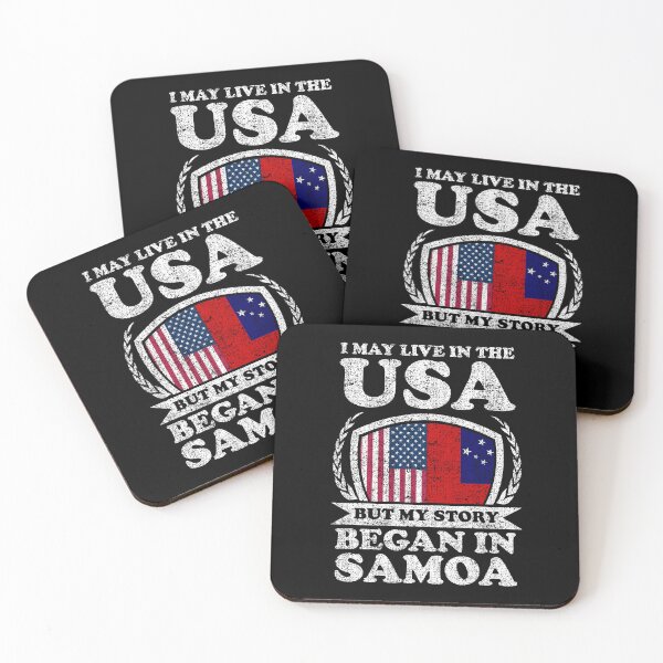 Item preview, I May Live In USA But My Story Began In Samoa designed and sold by GabbyKash.