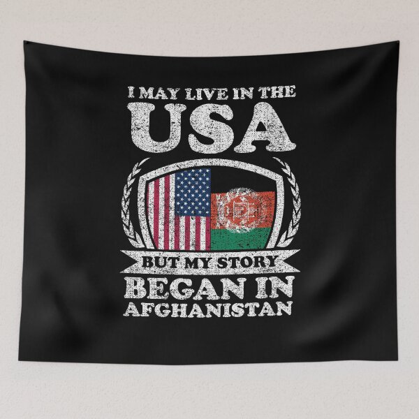 Item preview, I May Live In USA But My Story Began In Afghanistan designed and sold by GabbyKash.