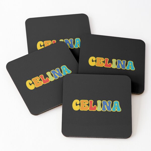 Item preview, ❤️ Celina Personalized Name Wavy Retro Shirt, Coffee Mug, Sticker Gift designed and sold by HelixPedia.