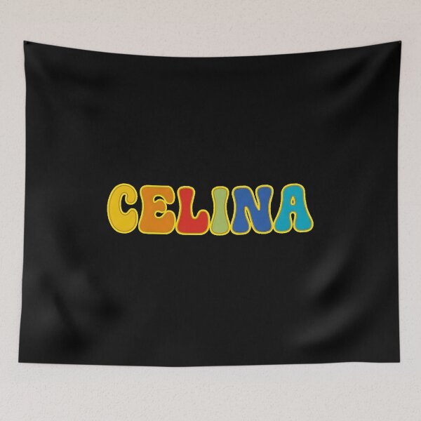 Item preview, ❤️ Celina Personalized Name Wavy Retro Shirt, Coffee Mug, Sticker Gift designed and sold by HelixPedia.