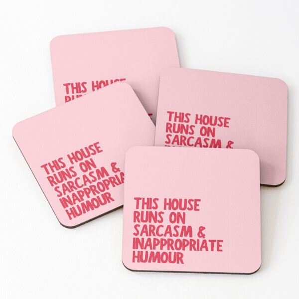 Item preview, This House Runs On Sarcasm & Inappropriate Humour designed and sold by MariePopPrints.
