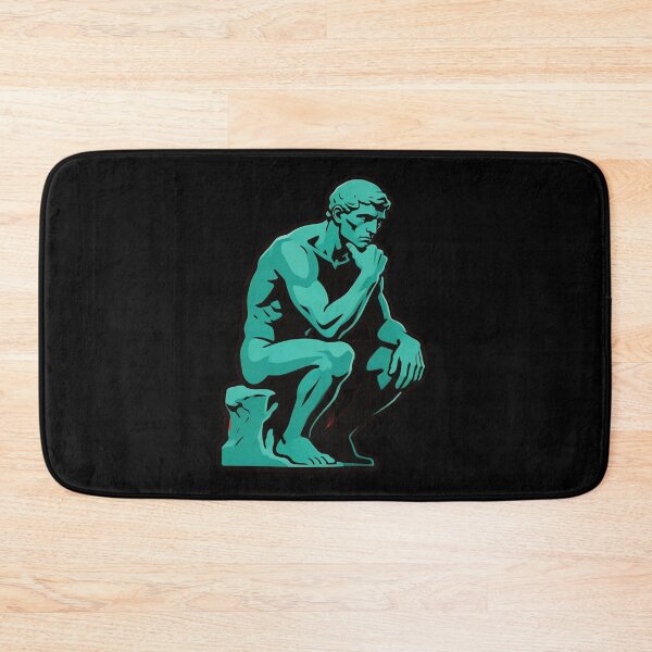 Item preview, The Thinker Sculpture – Philosophy and Deep Thought Illustration designed and sold by UniqueArtsOnly.