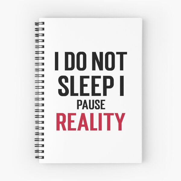 Item preview, I do not Sleep, I pause reality designed and sold by GlimmerAura.