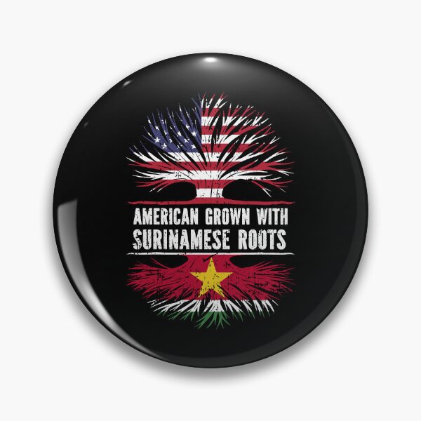 Item preview,  American Grown with Surinamese Roots USA Flag designed and sold by CosmoKitsch.