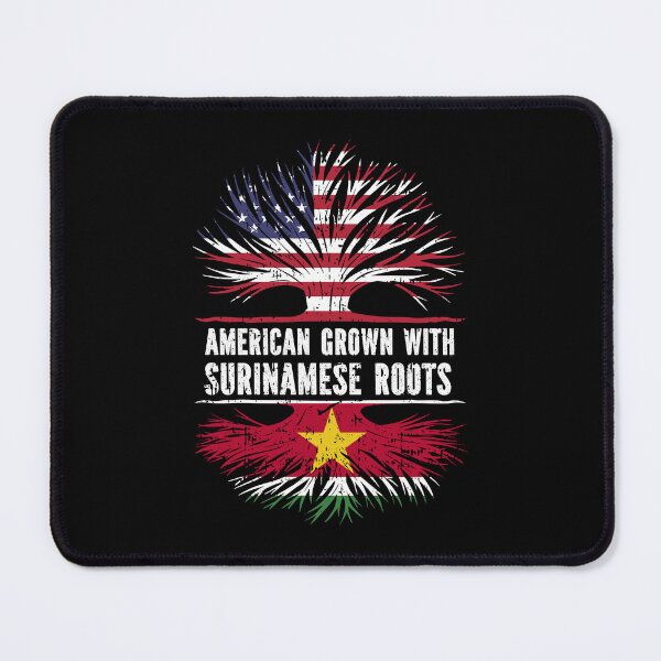 Item preview,  American Grown with Surinamese Roots USA Flag designed and sold by CosmoKitsch.