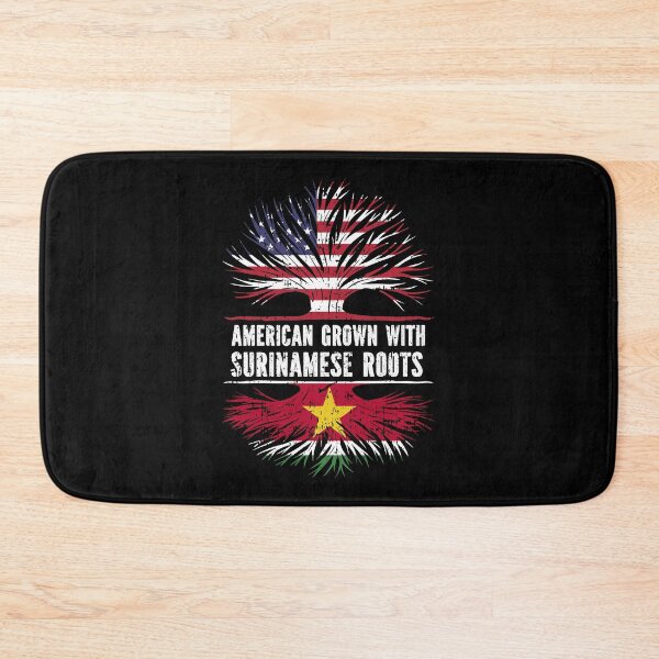 Item preview,  American Grown with Surinamese Roots USA Flag designed and sold by CosmoKitsch.