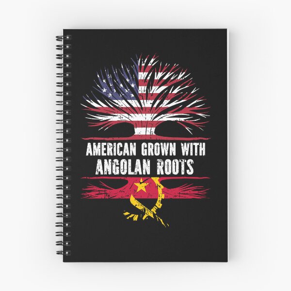 Item preview, American Grown with Angolan Roots USA Flag designed and sold by CosmoKitsch.