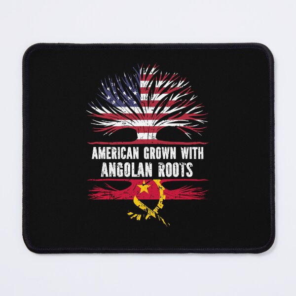 Item preview, American Grown with Angolan Roots USA Flag designed and sold by CosmoKitsch.