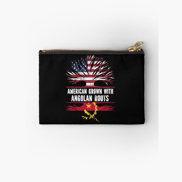 Item preview, American Grown with Angolan Roots USA Flag designed and sold by CosmoKitsch.