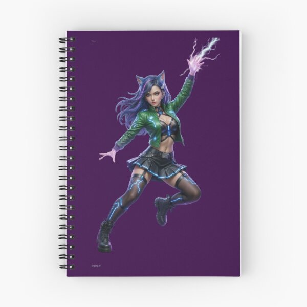Item preview, Neon Lightning Catgirl Summoner designed and sold by RadaQueen.