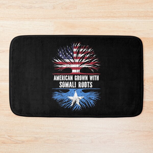 Item preview, American Grown with Somali Roots USA Flag designed and sold by CosmoKitsch.