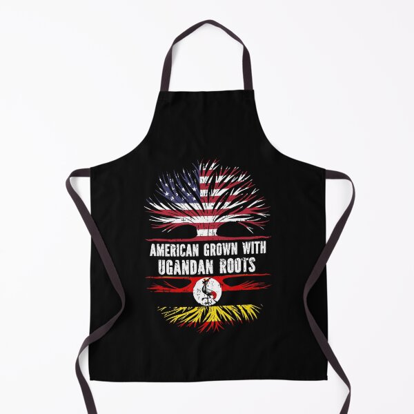 Item preview, American Grown with Ugandan Roots USA Flag designed and sold by CosmoKitsch.