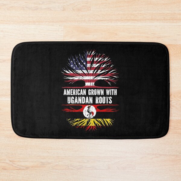 Item preview, American Grown with Ugandan Roots USA Flag designed and sold by CosmoKitsch.