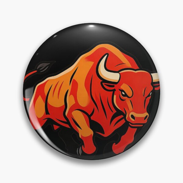 Item preview, Charging Bull Statue – Strength and Power Symbol Illustration designed and sold by UniqueArtsOnly.
