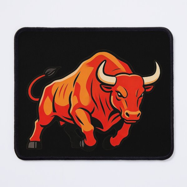 Item preview, Charging Bull Statue – Strength and Power Symbol Illustration designed and sold by UniqueArtsOnly.