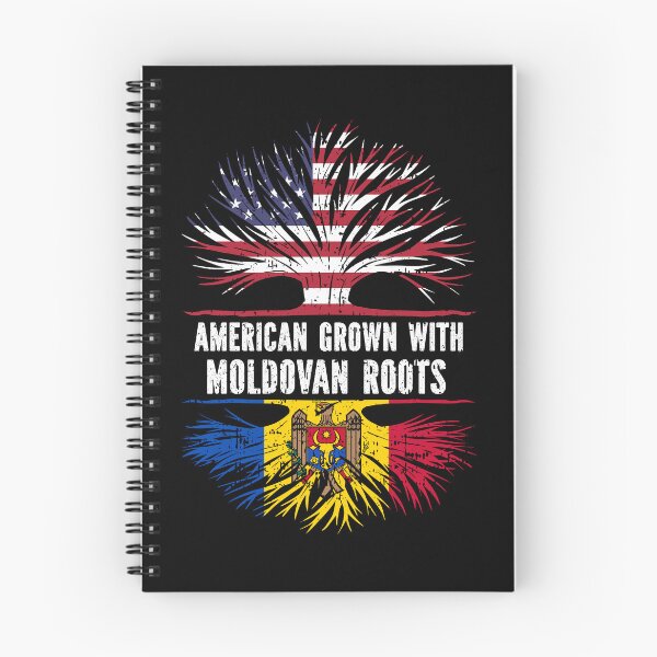 Item preview, American Grown with Moldovan Roots USA Flag designed and sold by CosmoKitsch.