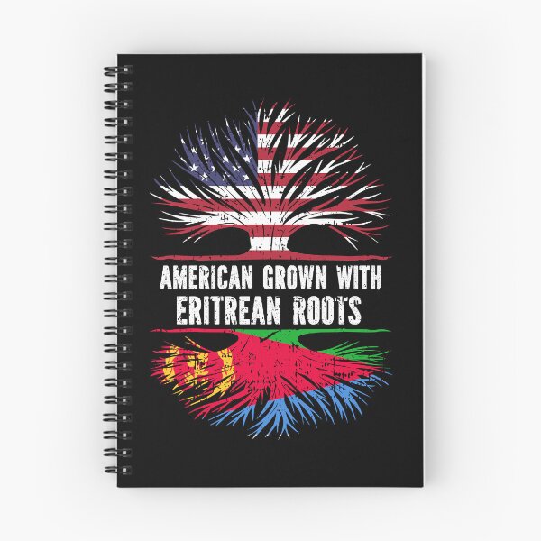 Item preview, American Grown with Eritrean Roots USA Flag designed and sold by CosmoKitsch.