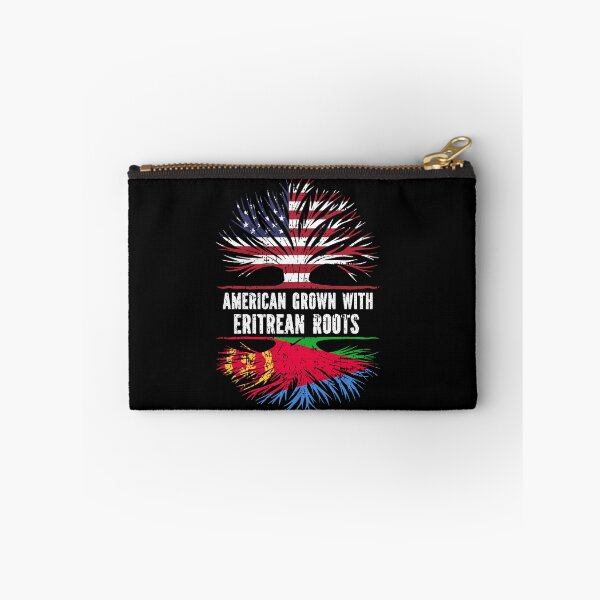 Item preview, American Grown with Eritrean Roots USA Flag designed and sold by CosmoKitsch.