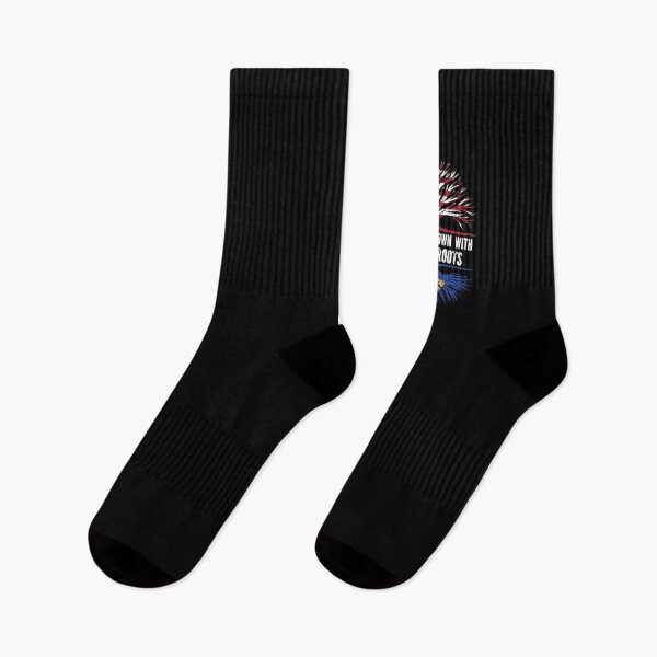 Item preview, American Grown with Kosovan Roots USA Flag designed and sold by CosmoKitsch.