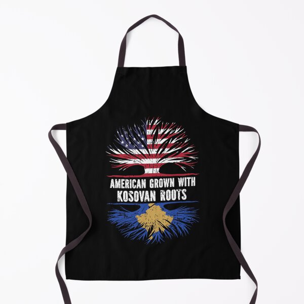 Item preview, American Grown with Kosovan Roots USA Flag designed and sold by CosmoKitsch.