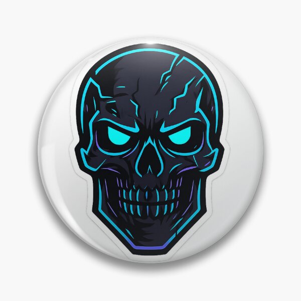 Item preview, Cyber Skull with Neon Glow designed and sold by Stricker-Hub.