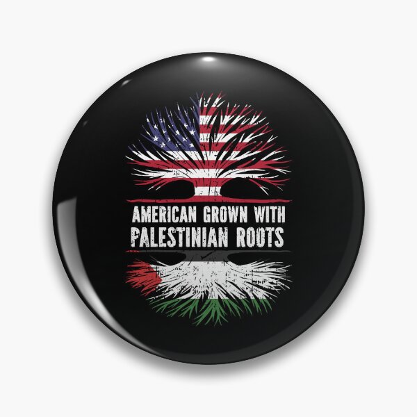 Item preview, American Grown with Palestinian Roots USA Flag designed and sold by CosmoKitsch.