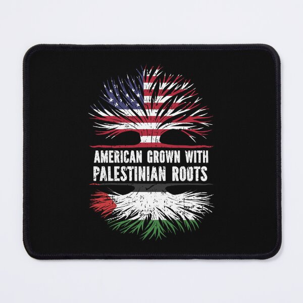 Item preview, American Grown with Palestinian Roots USA Flag designed and sold by CosmoKitsch.
