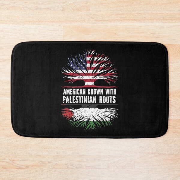 Item preview, American Grown with Palestinian Roots USA Flag designed and sold by CosmoKitsch.