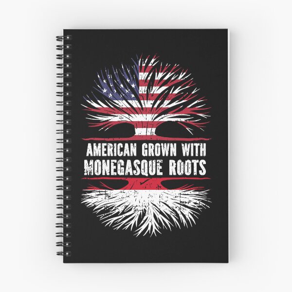 Item preview, American Grown with Monegasque Roots USA Flag designed and sold by CosmoKitsch.