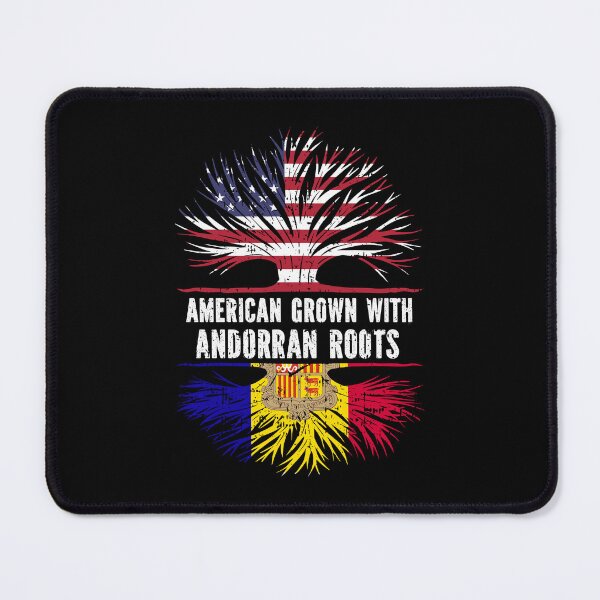 Item preview, American Grown with Andorran Roots USA Flag designed and sold by CosmoKitsch.