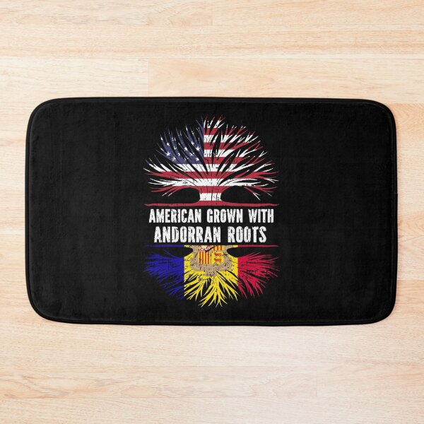 Item preview, American Grown with Andorran Roots USA Flag designed and sold by CosmoKitsch.