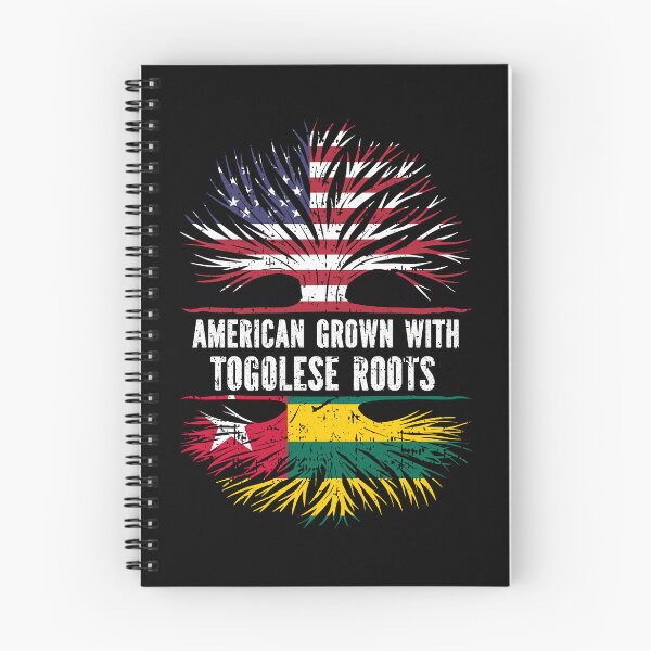 Item preview, American Grown with Togolese Roots USA Flag designed and sold by CosmoKitsch.