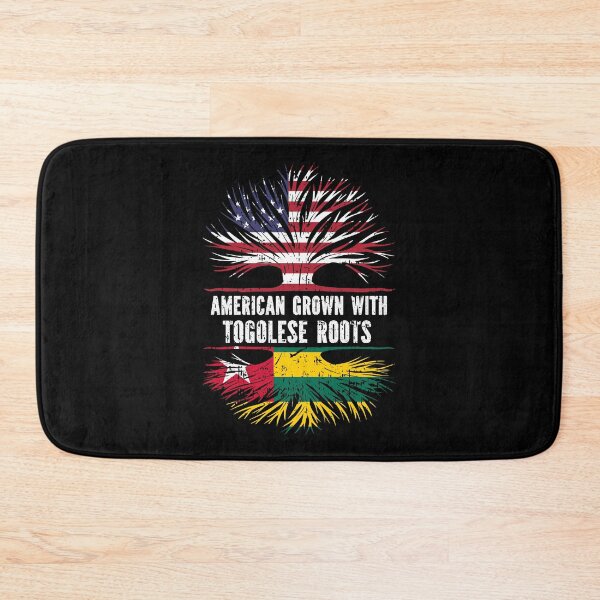 Item preview, American Grown with Togolese Roots USA Flag designed and sold by CosmoKitsch.
