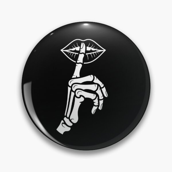 Item preview, Silent Death – Skeleton Shh Aesthetic Design designed and sold by Redwan58.
