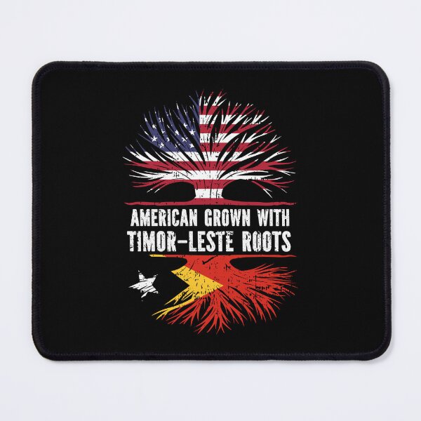 Item preview, American Grown with Timor-Leste Roots USA Flag designed and sold by CosmoKitsch.