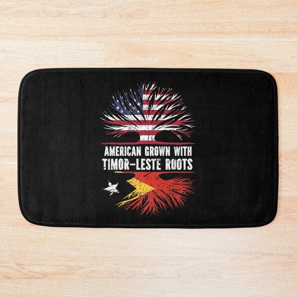 Item preview, American Grown with Timor-Leste Roots USA Flag designed and sold by CosmoKitsch.