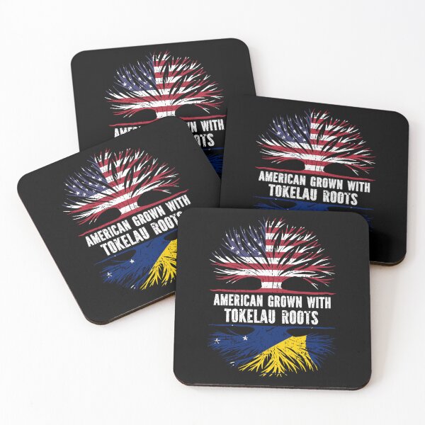 Item preview, American Grown with Tokelau Roots USA Flag designed and sold by CosmoKitsch.