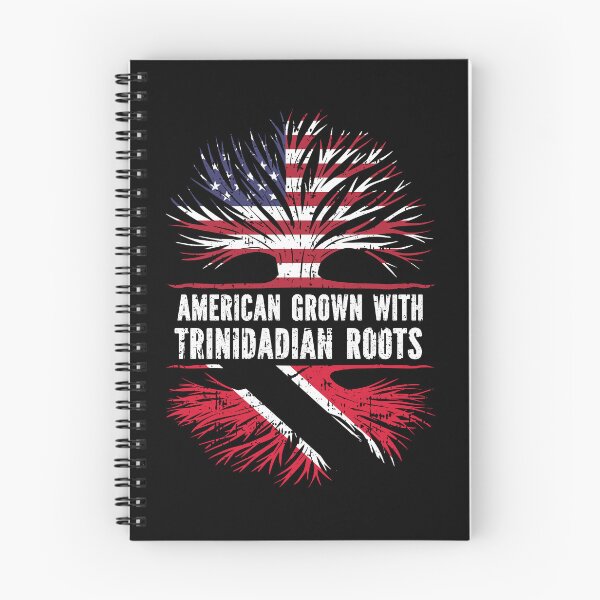 Item preview, American Grown with Trinidadian Roots USA Flag designed and sold by CosmoKitsch.