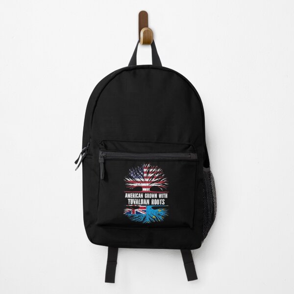Item preview, American Grown with Tuvaluan Roots USA Flag designed and sold by CosmoKitsch.