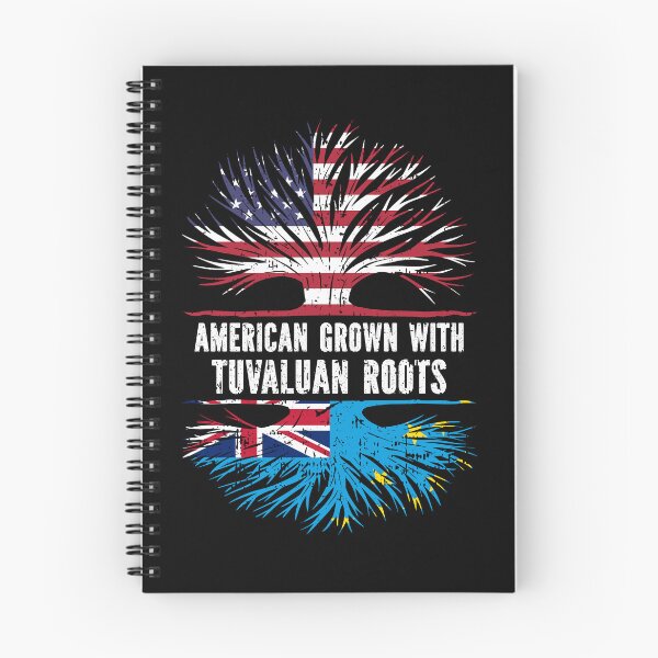 Item preview, American Grown with Tuvaluan Roots USA Flag designed and sold by CosmoKitsch.