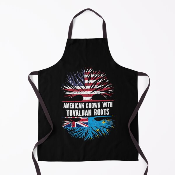 Item preview, American Grown with Tuvaluan Roots USA Flag designed and sold by CosmoKitsch.
