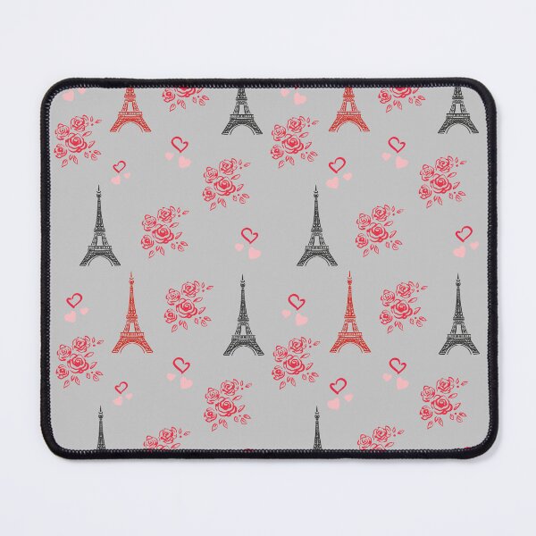 Item preview, Paris Love Pattern – Eiffel Tower & Roses Seamless Design designed and sold by RitaRuni1992.