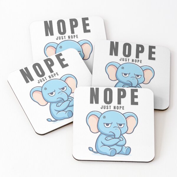 Item preview, Nope Just Nope designed and sold by wesdesignshop.