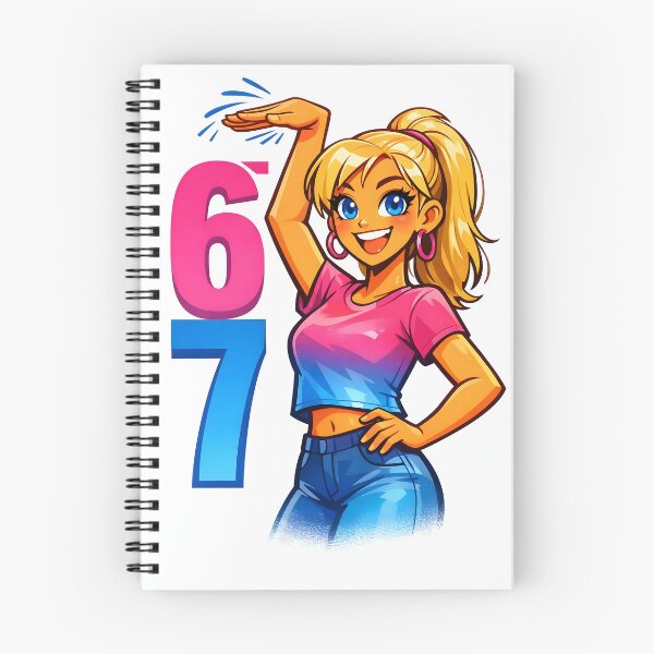 Item preview, 67 Funny Height Meme Print – Modern Pop Culture Illustration designed and sold by Echo Trend Prints.