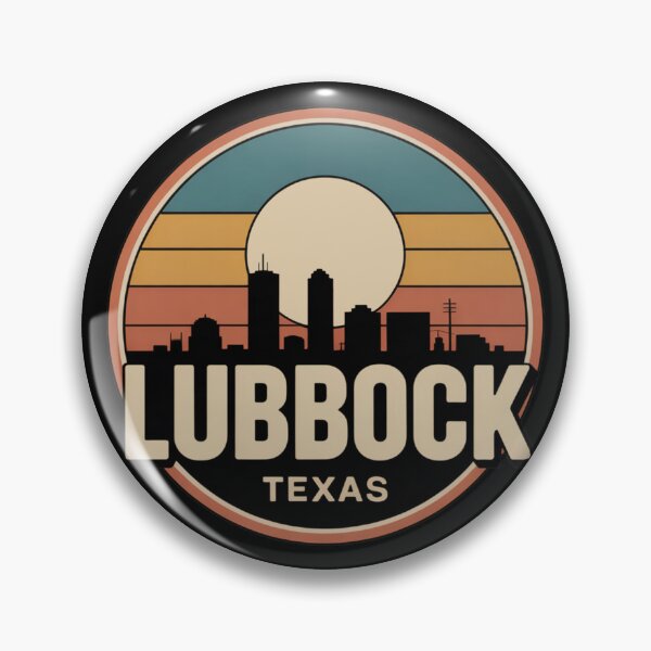 Item preview, Lubbock Texas: Sunset Skyline Large Centered Moon designed and sold by CircinusStore.