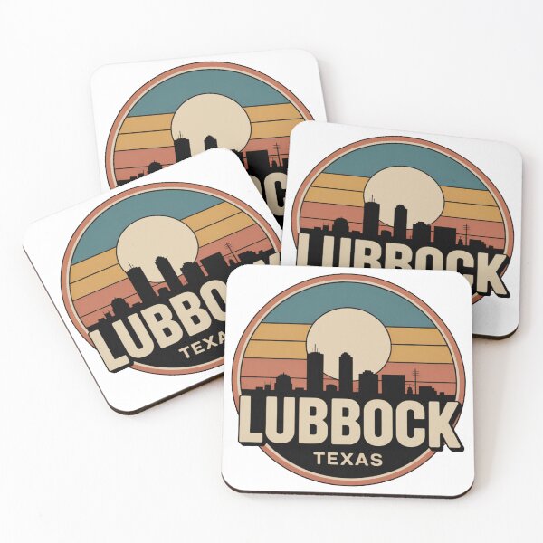 Item preview, Lubbock Texas: Sunset Skyline Large Centered Moon designed and sold by CircinusStore.